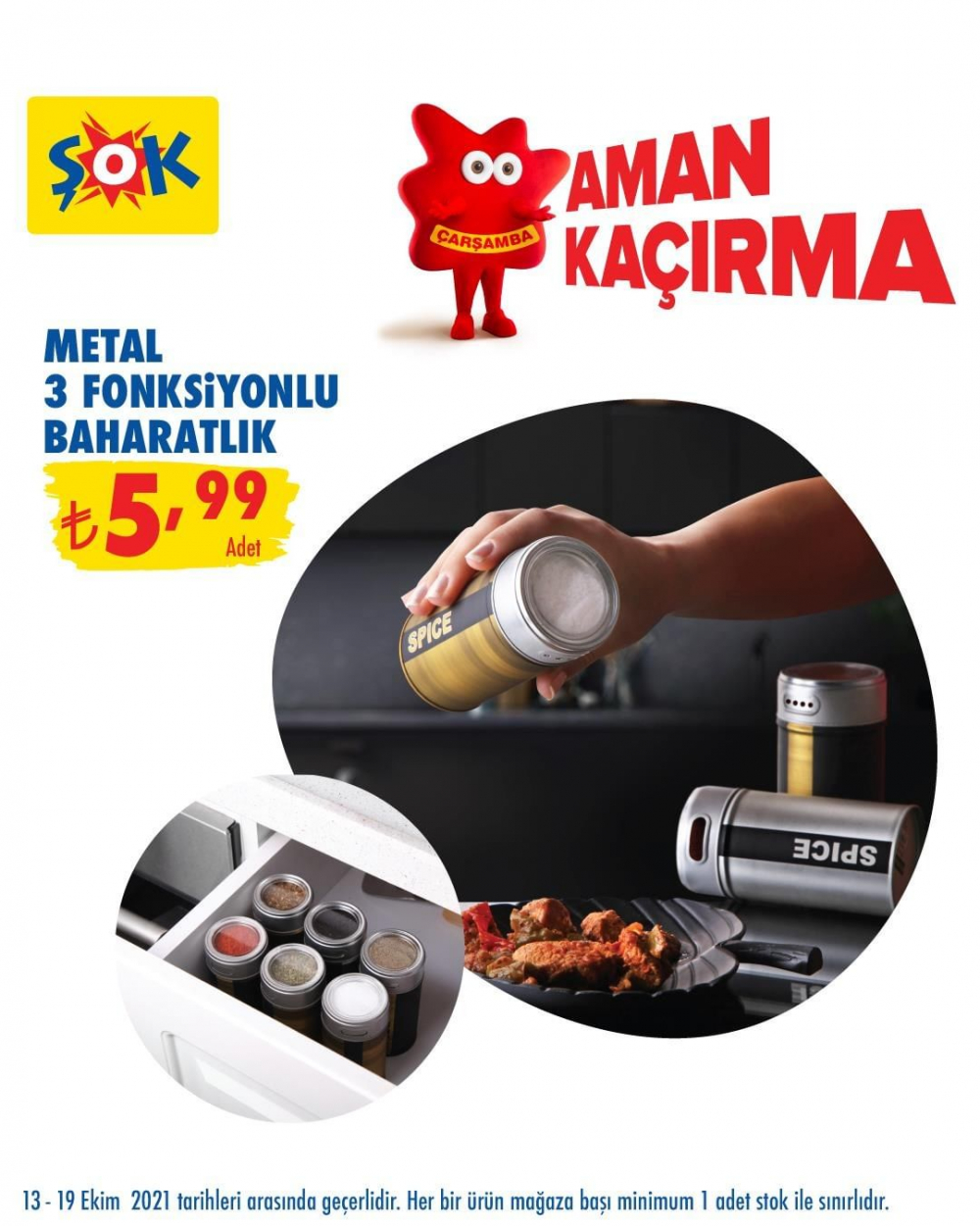 ŞOK 19 Ekim 2021 aktüel ürünler kataloğu | Bu hafta ŞOK'ta neler var? 12