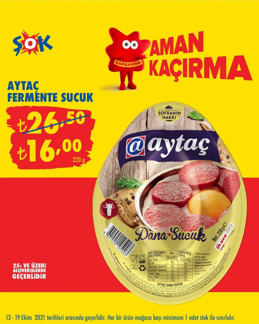 ŞOK 19 Ekim 2021 aktüel ürünler kataloğu | Bu hafta ŞOK'ta neler var? 18