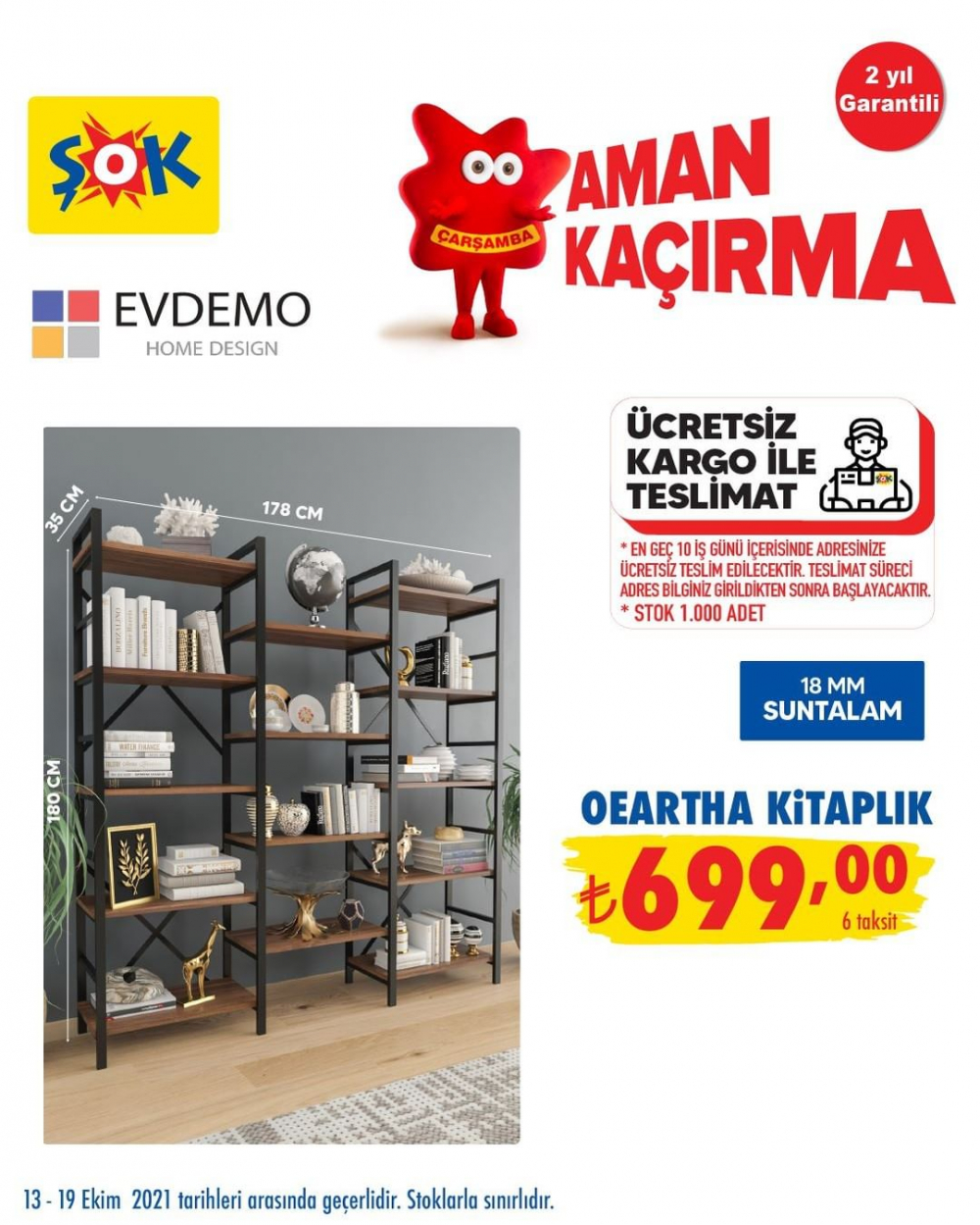 ŞOK 19 Ekim 2021 aktüel ürünler kataloğu | Bu hafta ŞOK'ta neler var? 2