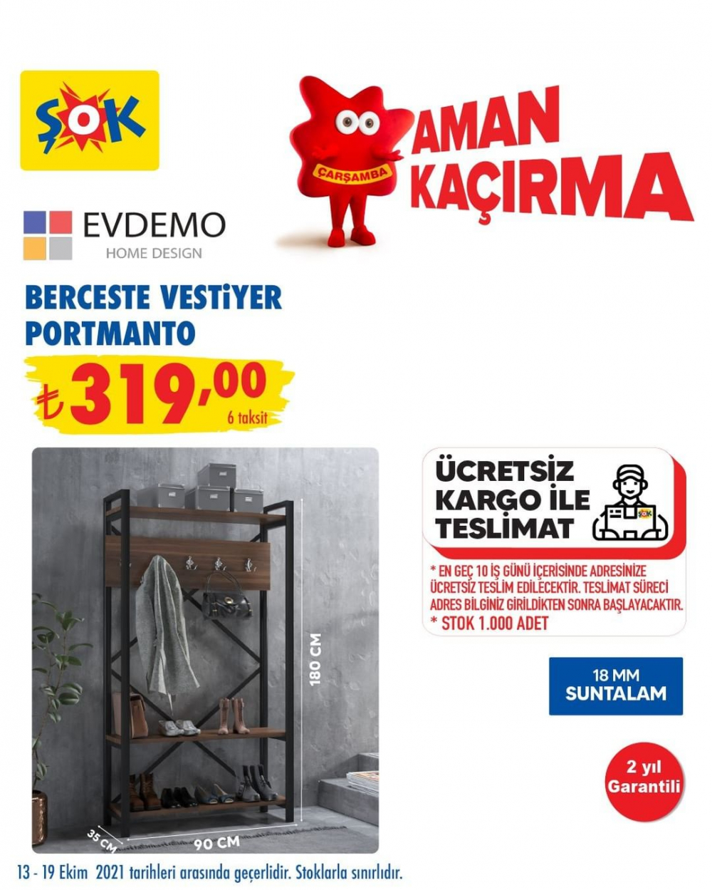 ŞOK 19 Ekim 2021 aktüel ürünler kataloğu | Bu hafta ŞOK'ta neler var? 20