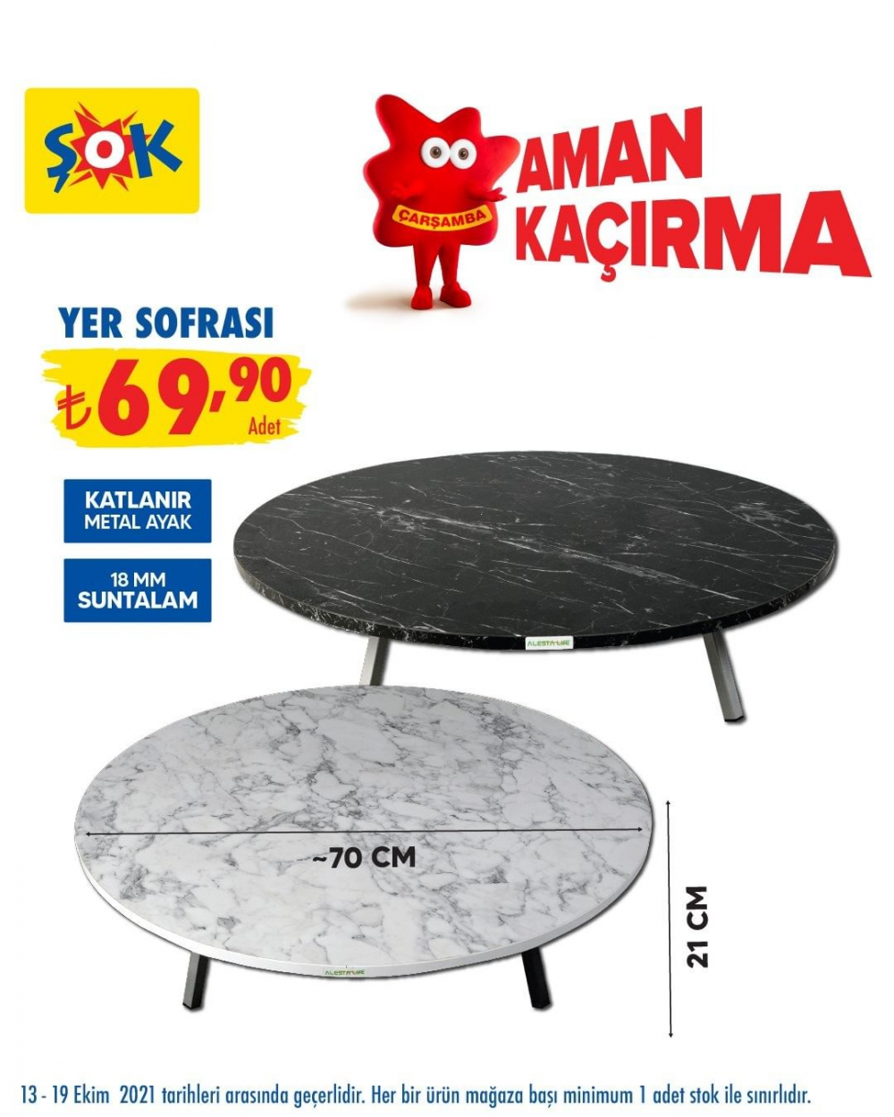 ŞOK 19 Ekim 2021 aktüel ürünler kataloğu | Bu hafta ŞOK'ta neler var? 25