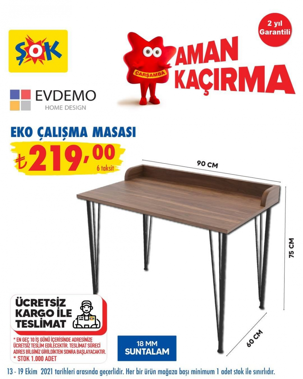 ŞOK 19 Ekim 2021 aktüel ürünler kataloğu | Bu hafta ŞOK'ta neler var? 26