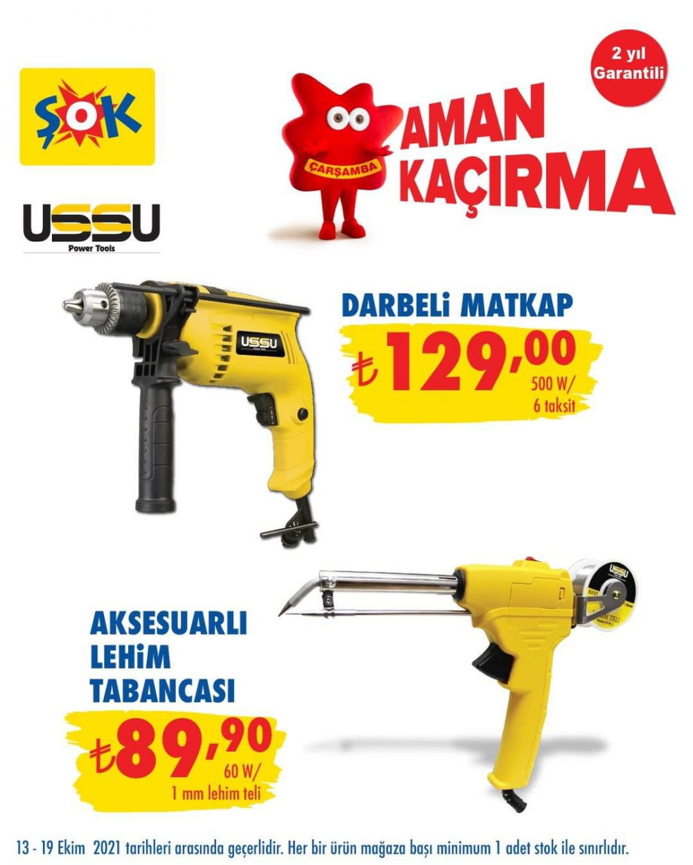 ŞOK 19 Ekim 2021 aktüel ürünler kataloğu | Bu hafta ŞOK'ta neler var? 33