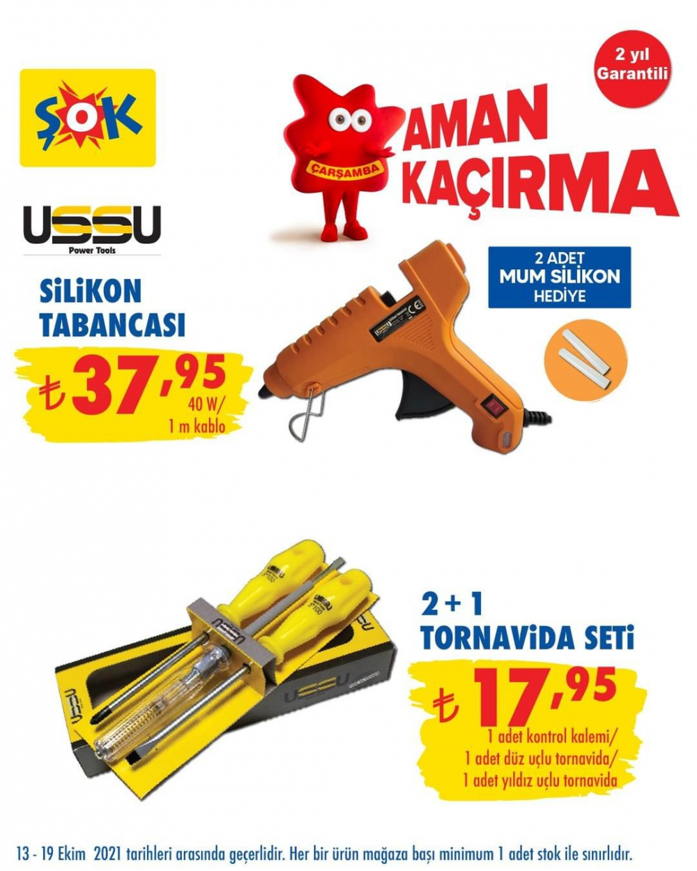 ŞOK 19 Ekim 2021 aktüel ürünler kataloğu | Bu hafta ŞOK'ta neler var? 36