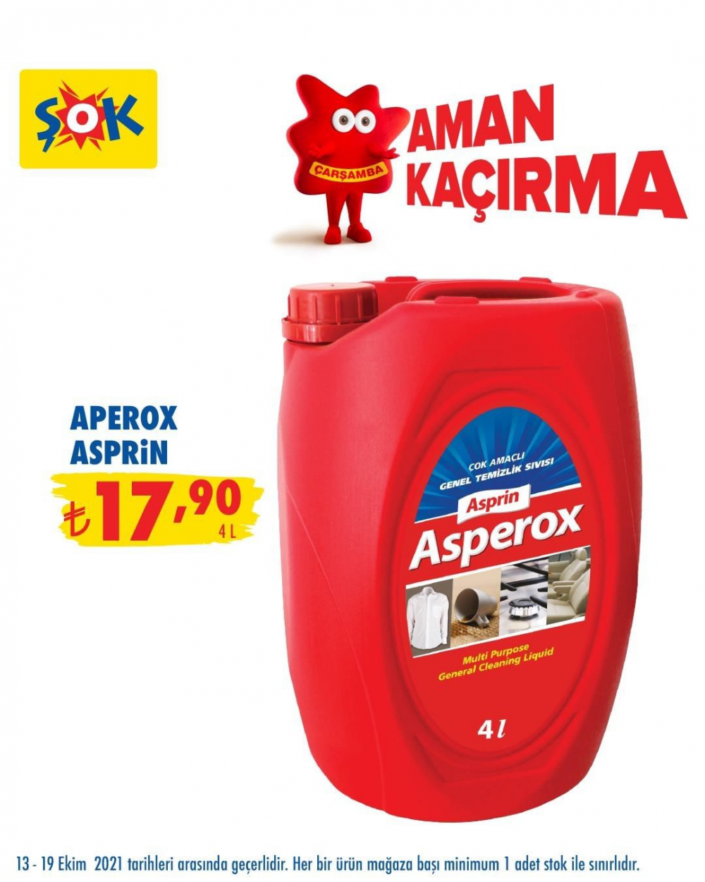 ŞOK 19 Ekim 2021 aktüel ürünler kataloğu | Bu hafta ŞOK'ta neler var? 6