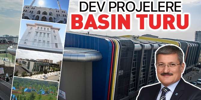 Pendik’teki dev projelere basın turu!