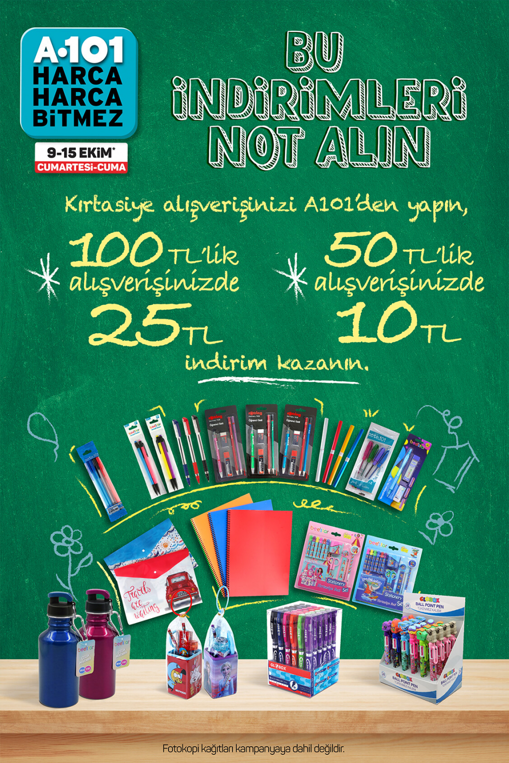 22 Ekim Cuma 2021 A101 aktüel ürünler kataloğu | Büyük ve küçük teknolojik ve ev aletlerinden, beyaz eşyalara, bahçe ekipmanlarından oyuncaklara en uygun fiyatlar A101'de! 2