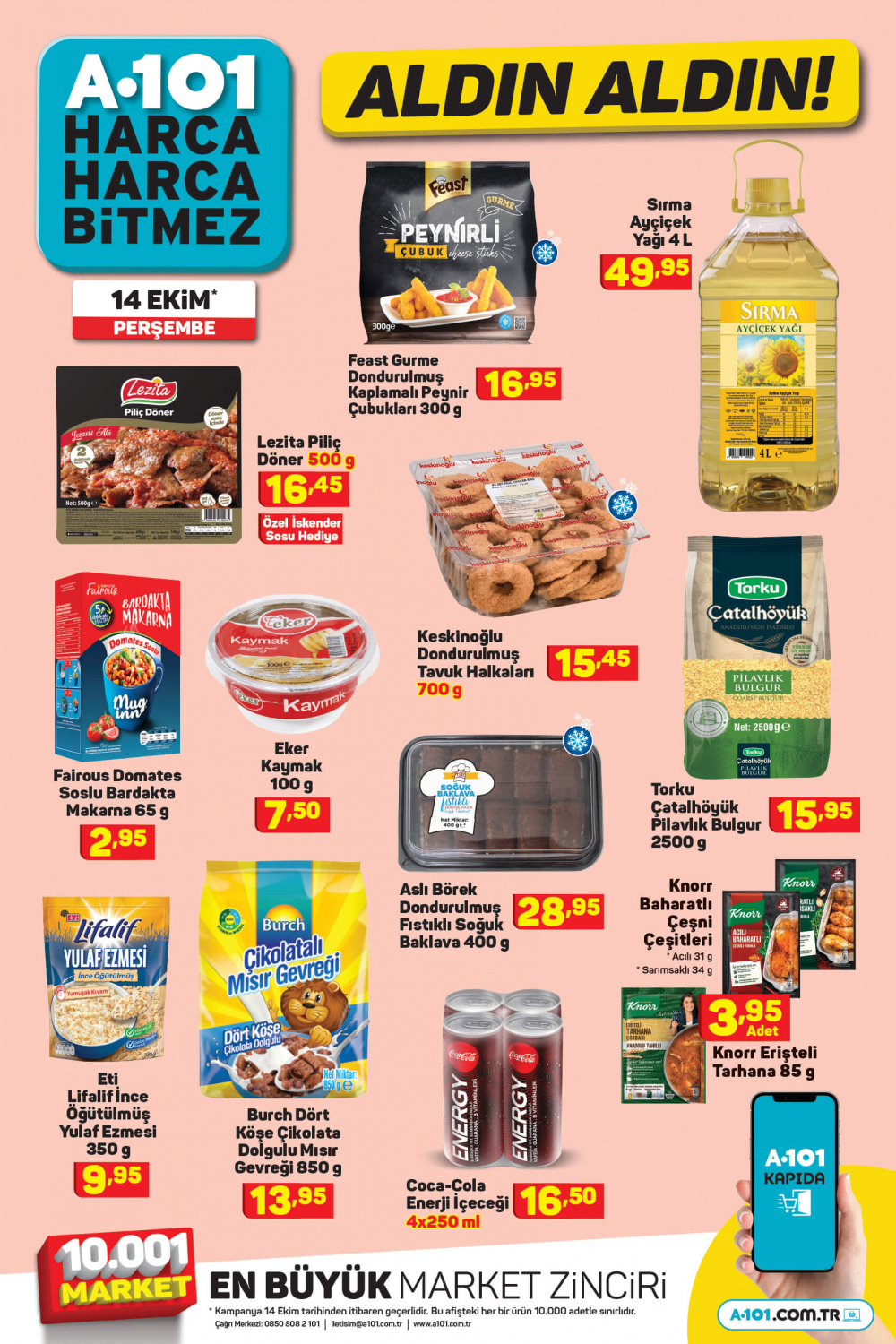 22 Ekim Cuma 2021 A101 aktüel ürünler kataloğu | Büyük ve küçük teknolojik ve ev aletlerinden, beyaz eşyalara, bahçe ekipmanlarından oyuncaklara en uygun fiyatlar A101'de! 4