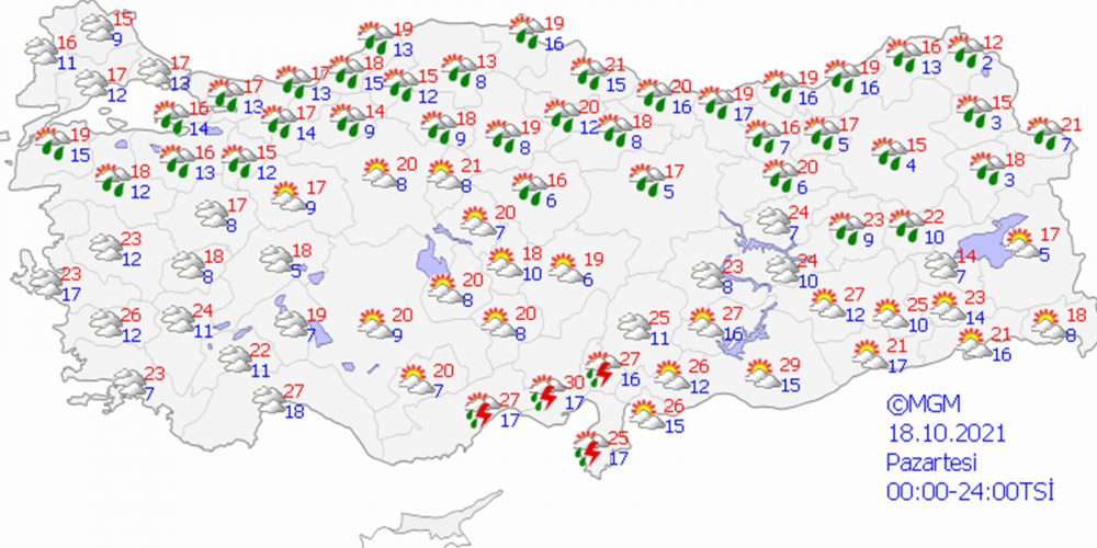 Yarına dikkat! Meteoroloji Genel Müdürlüğü'nden turuncu uyarı 8