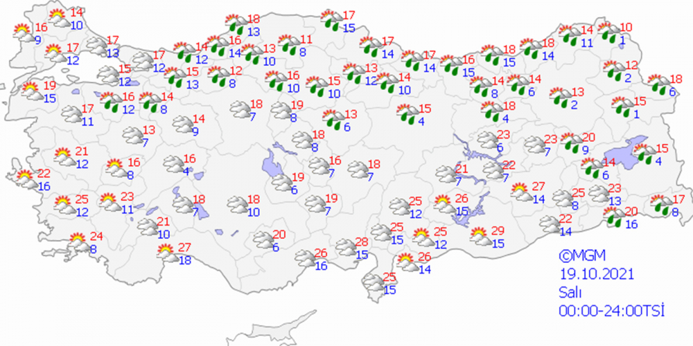 Yarına dikkat! Meteoroloji Genel Müdürlüğü'nden turuncu uyarı 9