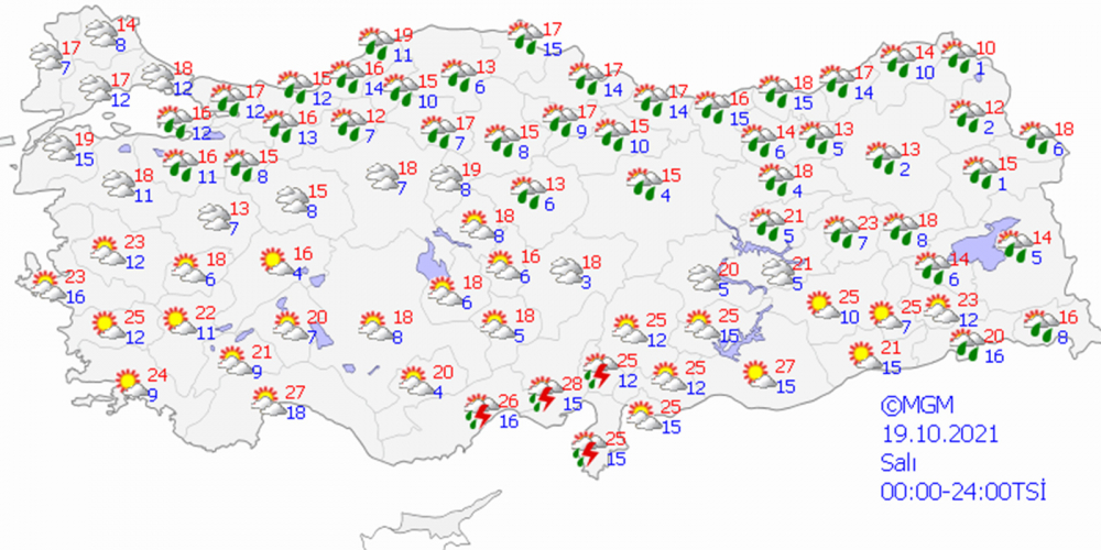 Kuvvetli yağış geliyor! Meteoroloji Genel Müdürlüğü'nden İstanbul dahil 24 il için flaş uyarı 9