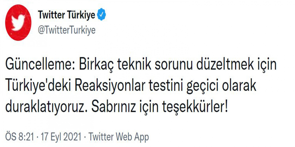 Twitter'dan flaş açıklama: Twitter Reactions özelliği geri geldi 2