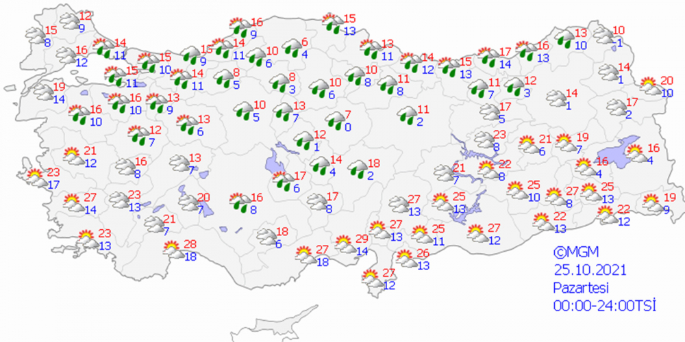 Kuvvetli geliyor! Meteoroloji Genel Müdürlüğü'nden önümüzdeki hafta için yeni uyarı 10