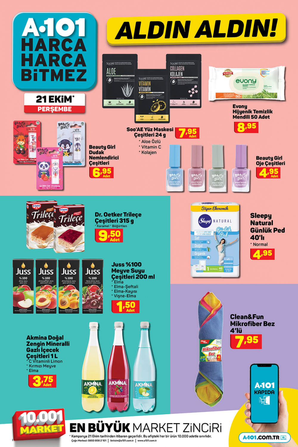 26 Ekim Salı 2021 A101 aktüel ürünler kataloğu | Büyük ve küçük teknolojik ve ev aletlerinden, beyaz eşyalara, elektrikli motordan, oyuncaklara en uygun fiyatlar A101'de! 8