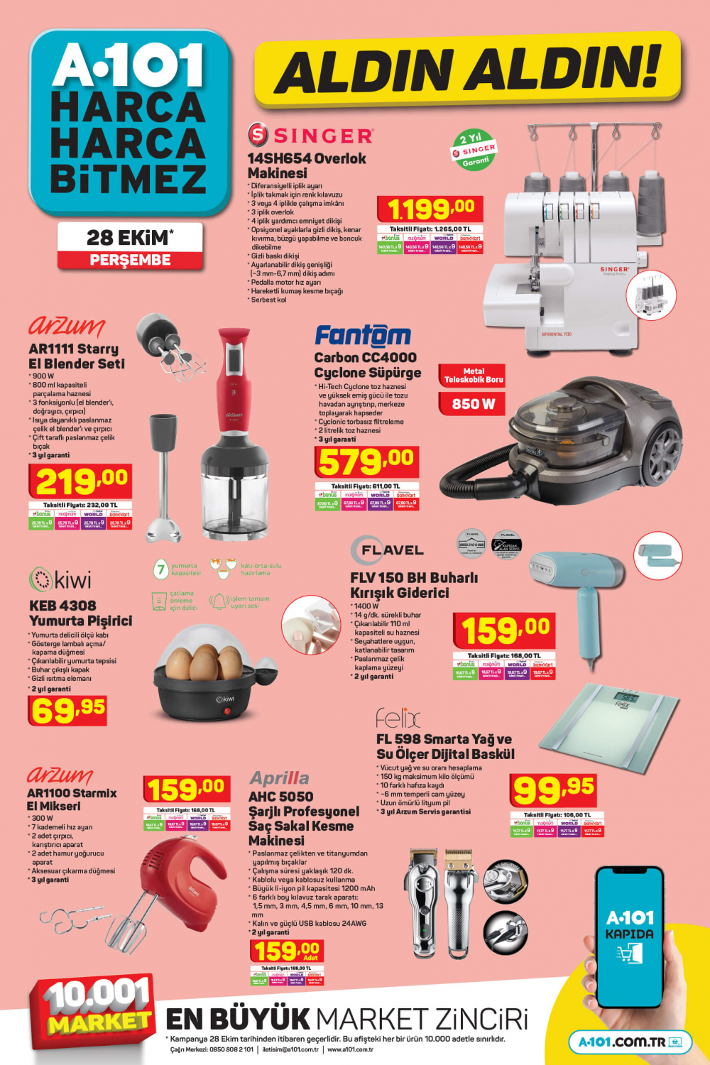 A101 1 Kasım 2021 kataloğu | Nevresim takımlarından,  makyaj malzemelerine, büyük ve küçük teknolojik ve ev aletlerinden, oyuncaklara en uygun fiyatlar A101'de! 10