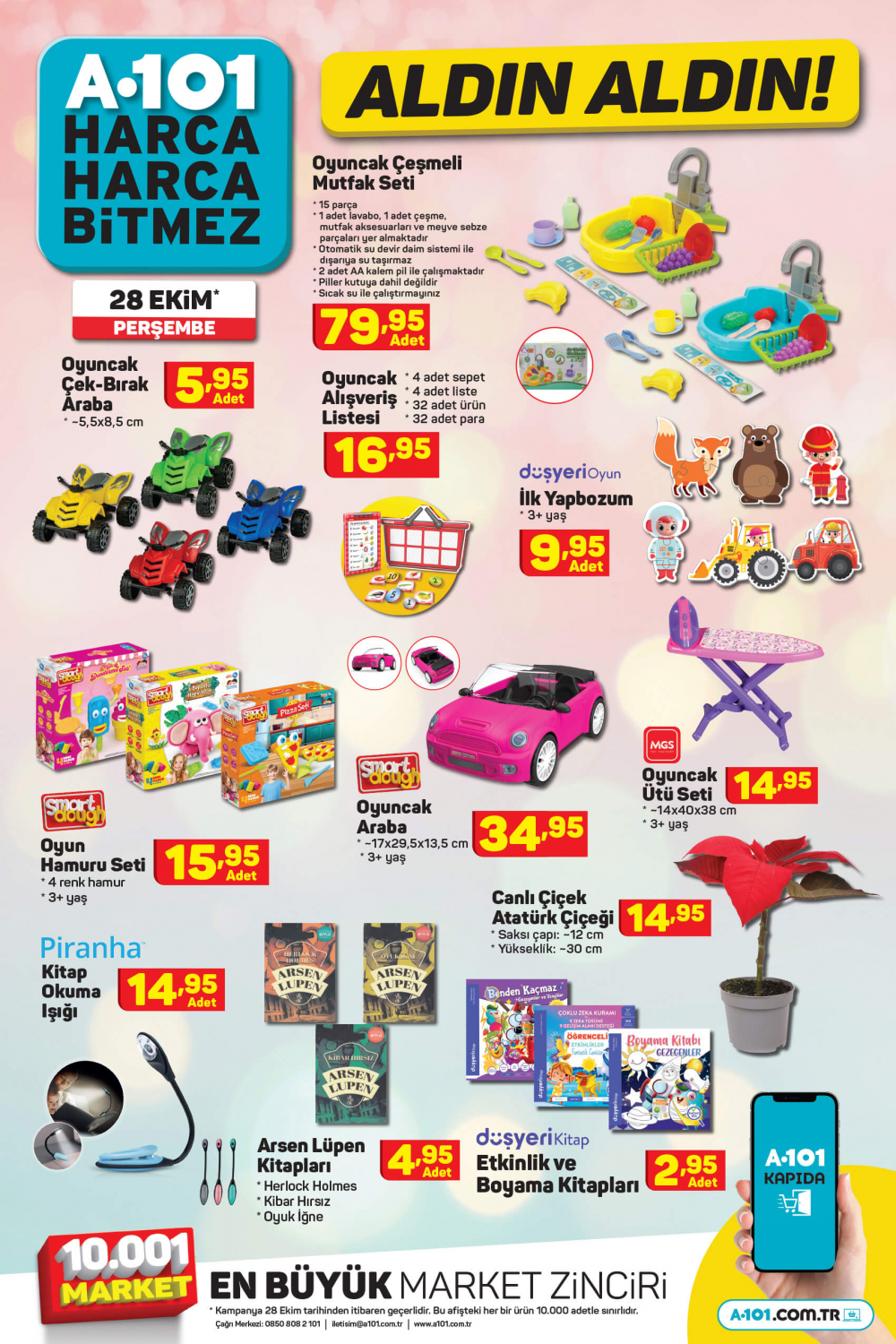 A101 1 Kasım 2021 kataloğu | Nevresim takımlarından,  makyaj malzemelerine, büyük ve küçük teknolojik ve ev aletlerinden, oyuncaklara en uygun fiyatlar A101'de! 3