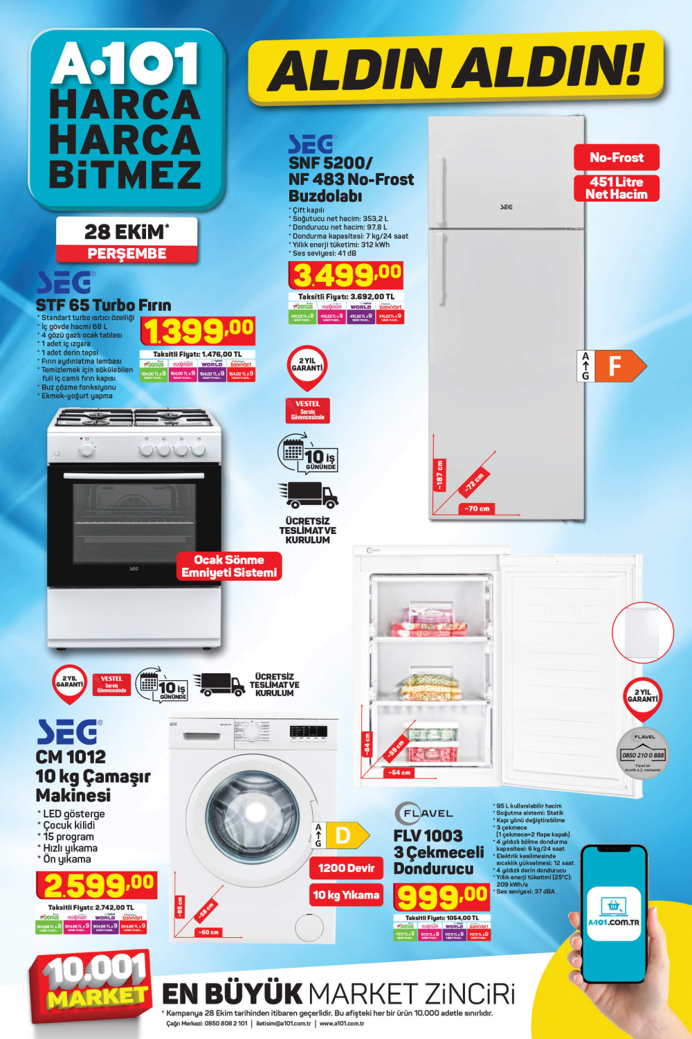 A101 1 Kasım 2021 kataloğu | Nevresim takımlarından,  makyaj malzemelerine, büyük ve küçük teknolojik ve ev aletlerinden, oyuncaklara en uygun fiyatlar A101'de! 4
