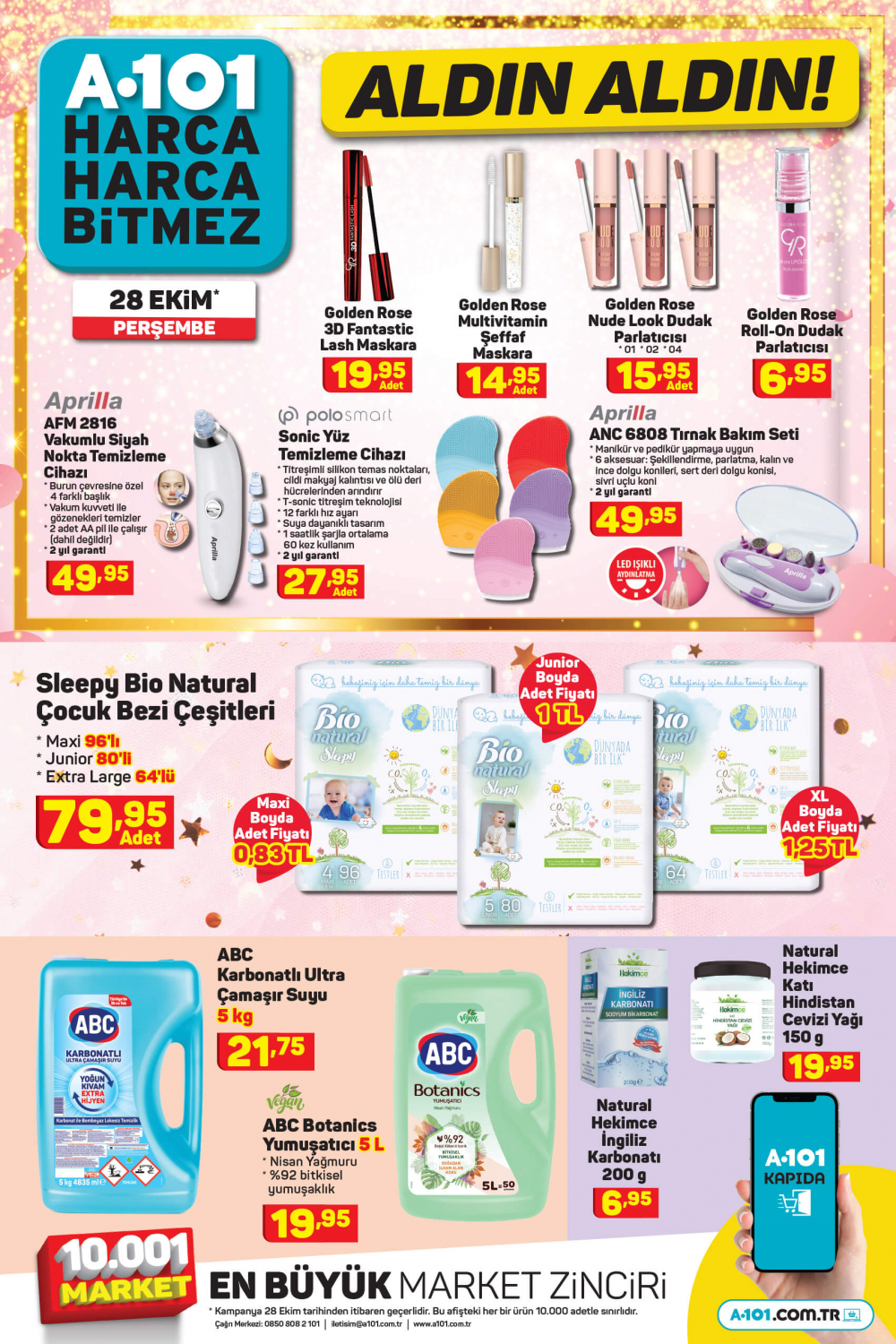 A101 1 Kasım 2021 kataloğu | Nevresim takımlarından,  makyaj malzemelerine, büyük ve küçük teknolojik ve ev aletlerinden, oyuncaklara en uygun fiyatlar A101'de! 5