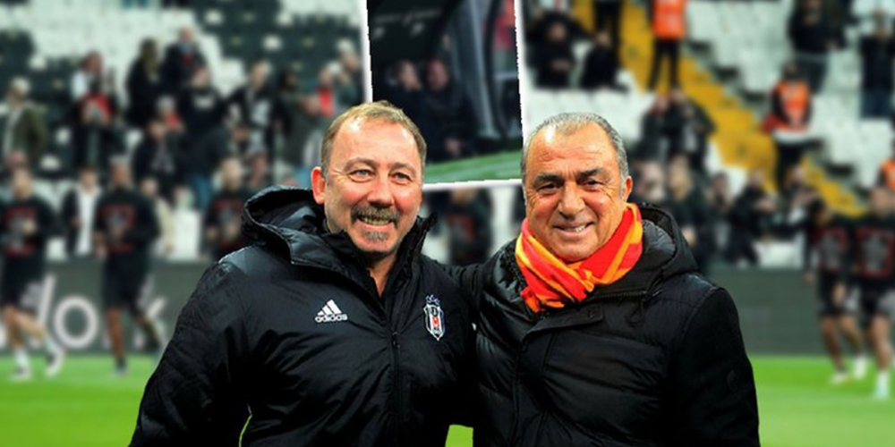 Dikkat çeken anlar! Fatih Terim ve Sergen Yalçın yedek kulübesinde kahkahaya boğuldu 1