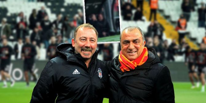 Dikkat çeken anlar! Fatih Terim ve Sergen Yalçın yedek kulübesinde kahkahaya boğuldu