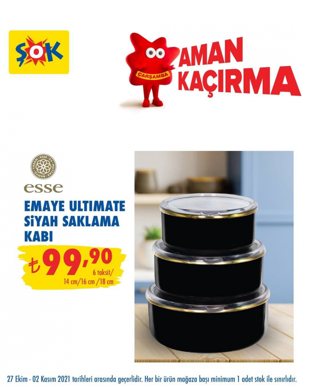 2 Kasım ŞOK kataloğu 2021 | ŞOK'ta bu hafta neler var? 11