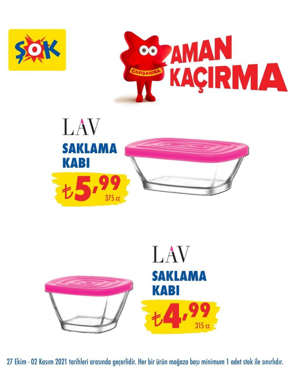 2 Kasım ŞOK kataloğu 2021 | ŞOK'ta bu hafta neler var? 8
