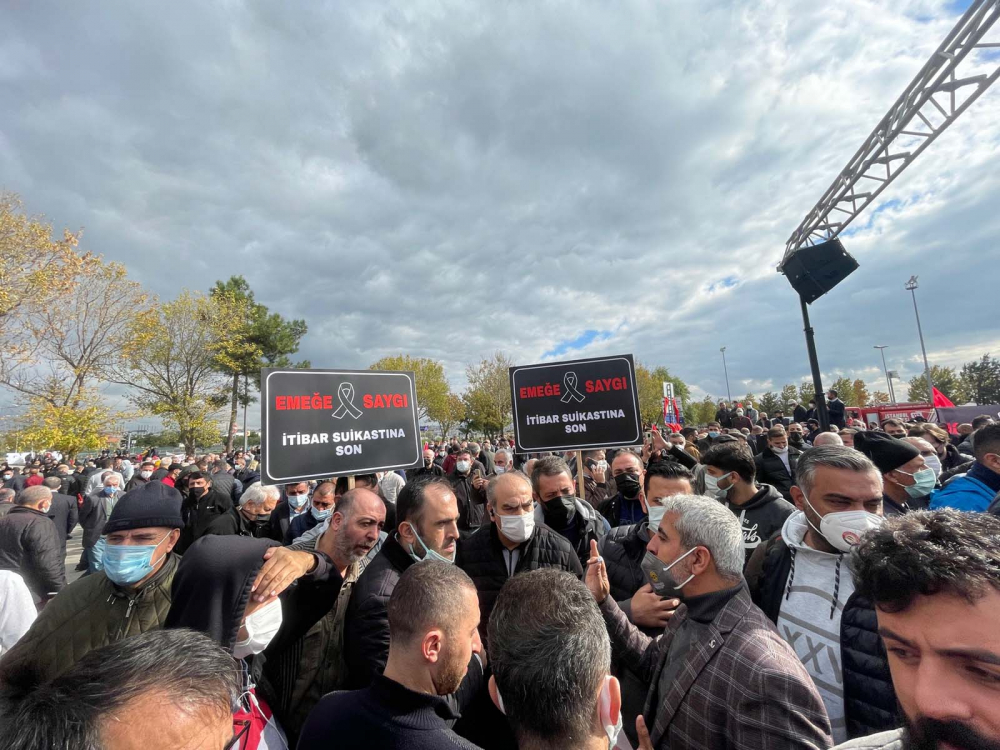 Taksiciler kazan kaldırdı! İBB'nin 5 bin taksi teklifini protesto ettiler, eylem yaptılar 1