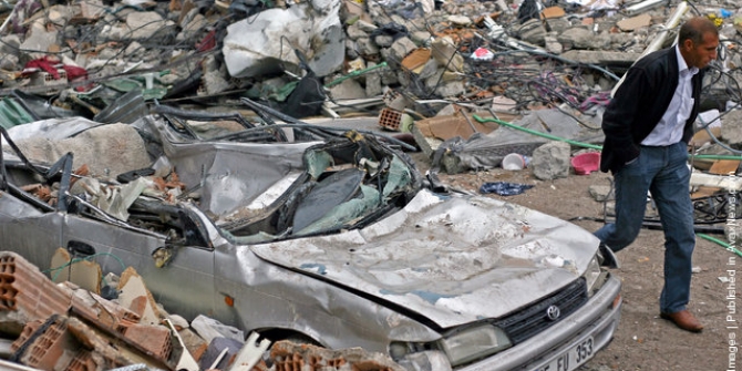 Van depremi fotoğrafları