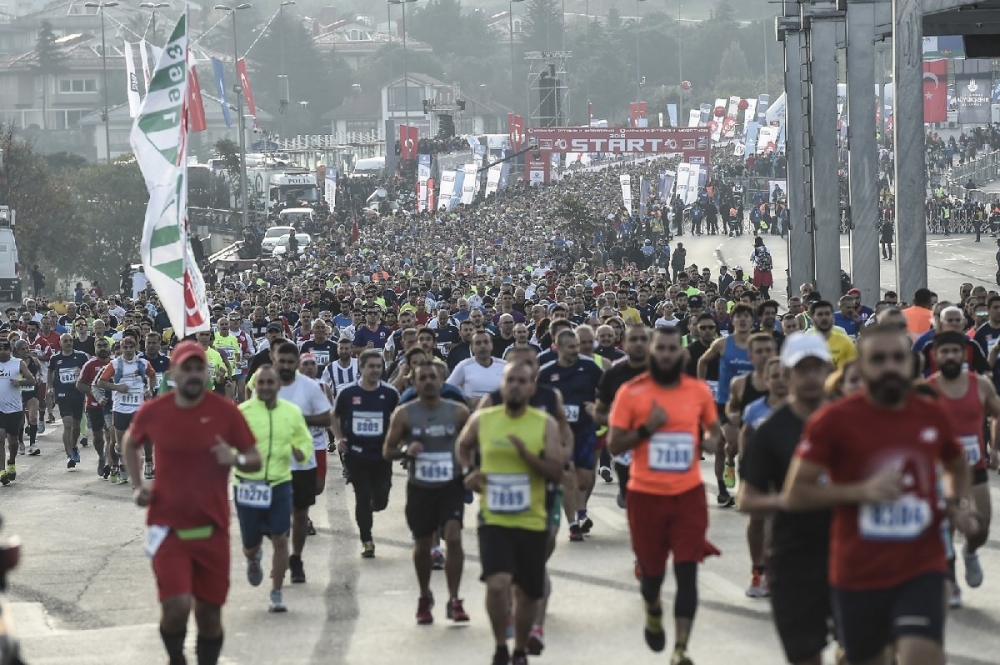 40. İstanbul Maratonu'ndan ilginç kareler 12