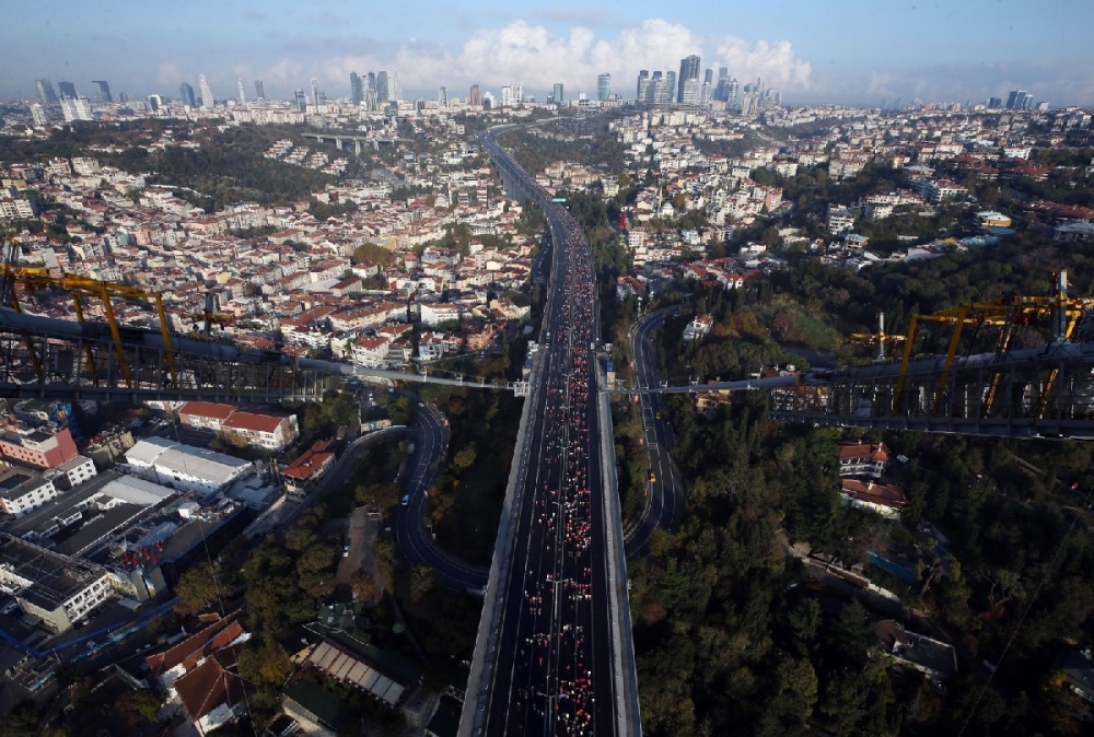 40. İstanbul Maratonu'ndan ilginç kareler 13