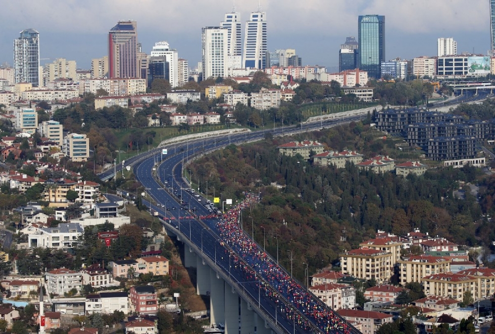 40. İstanbul Maratonu'ndan ilginç kareler 17
