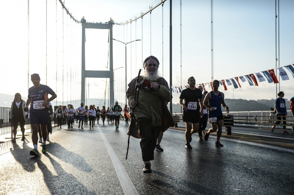 40. İstanbul Maratonu'ndan ilginç kareler 2