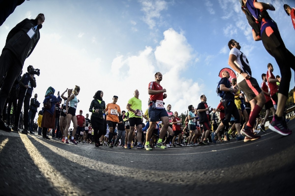 40. İstanbul Maratonu'ndan ilginç kareler 20