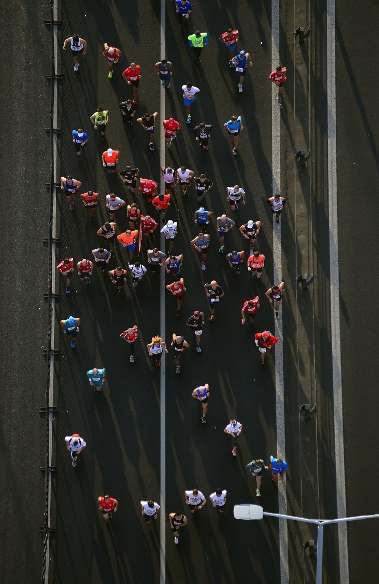 40. İstanbul Maratonu'ndan ilginç kareler 23