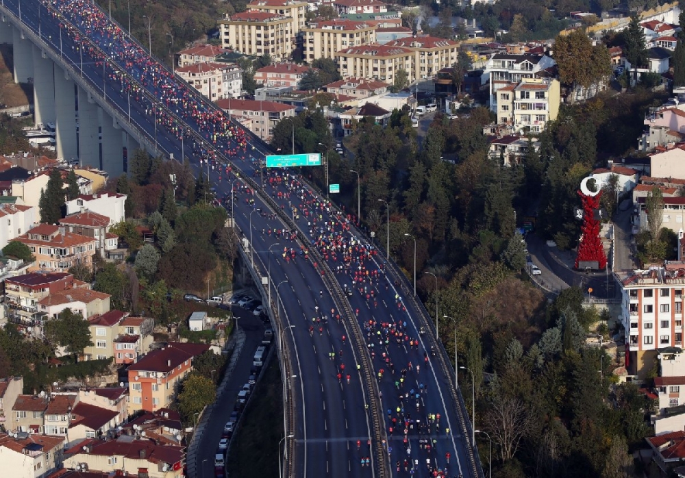 40. İstanbul Maratonu'ndan ilginç kareler 6