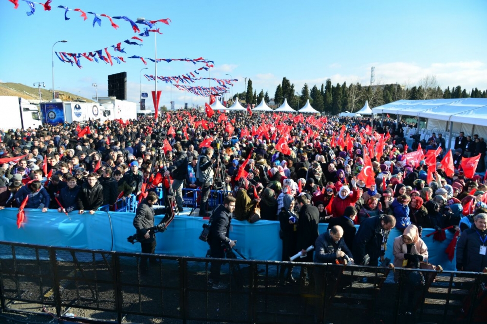 Pendik Tavşantepe metrosu toplu açılış töreni 21 Ocak 2017 13