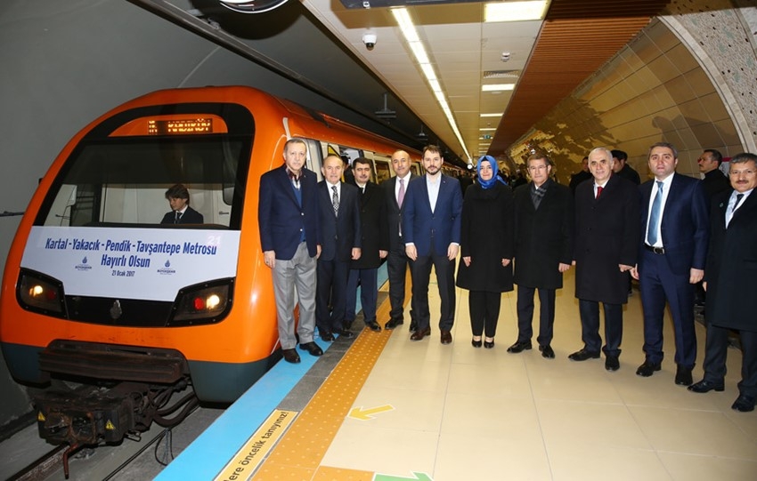 Pendik Tavşantepe metrosu toplu açılış töreni 21 Ocak 2017 14