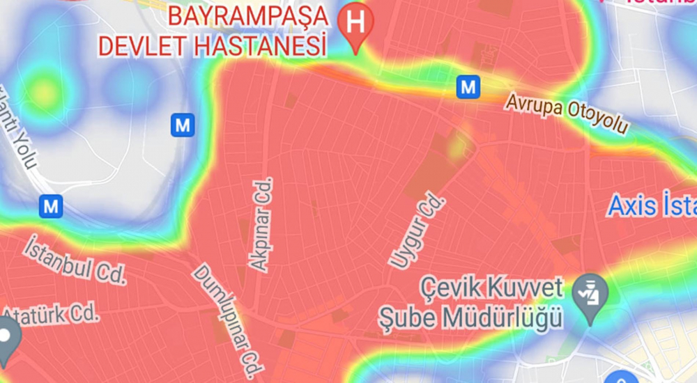 Korkutan vaka artışı sürüyor! İşte İstanbul'un koronavirüs haritası! 10