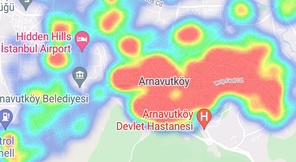 Korkutan vaka artışı sürüyor! İşte İstanbul'un koronavirüs haritası! 3