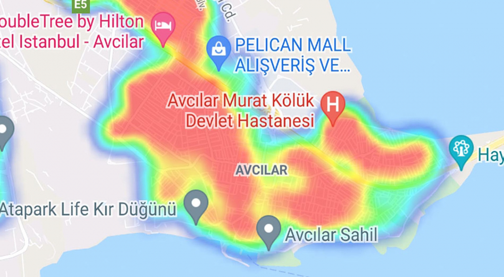 Korkutan vaka artışı sürüyor! İşte İstanbul'un koronavirüs haritası! 5