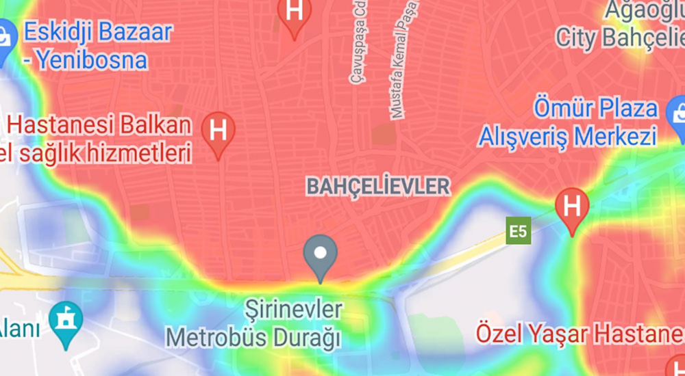 Korkutan vaka artışı sürüyor! İşte İstanbul'un koronavirüs haritası! 7