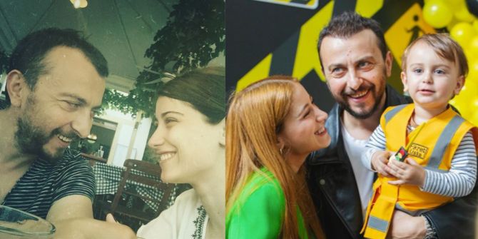 Hazal Kaya ve Ali Atay oğullarının doğum gününü kutladı! Fikret Ali'ye iş makineleri temalı parti!