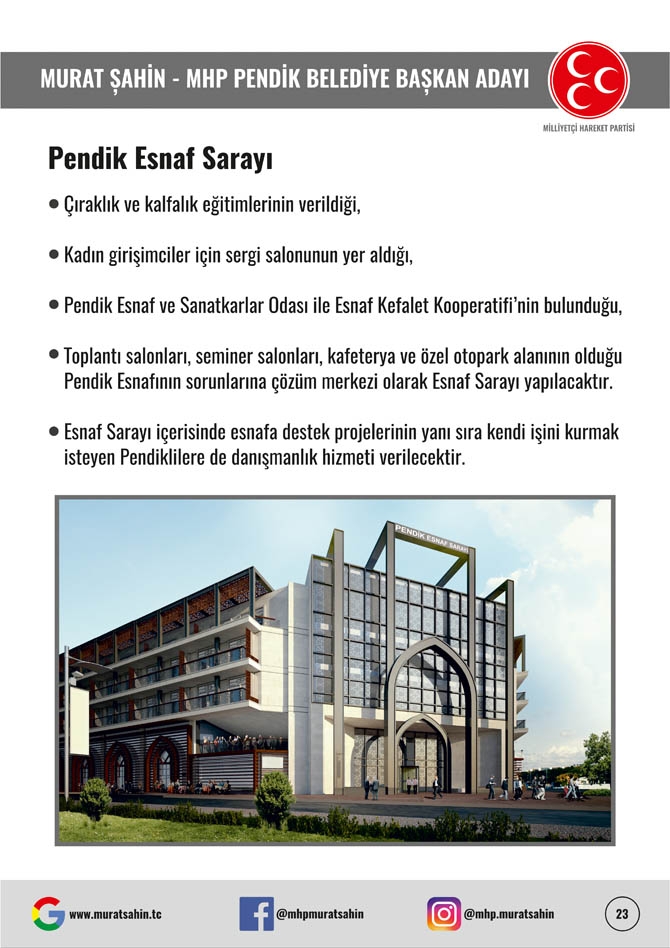 Murat Şahin Pendik için dev projelerini açıkladı 23