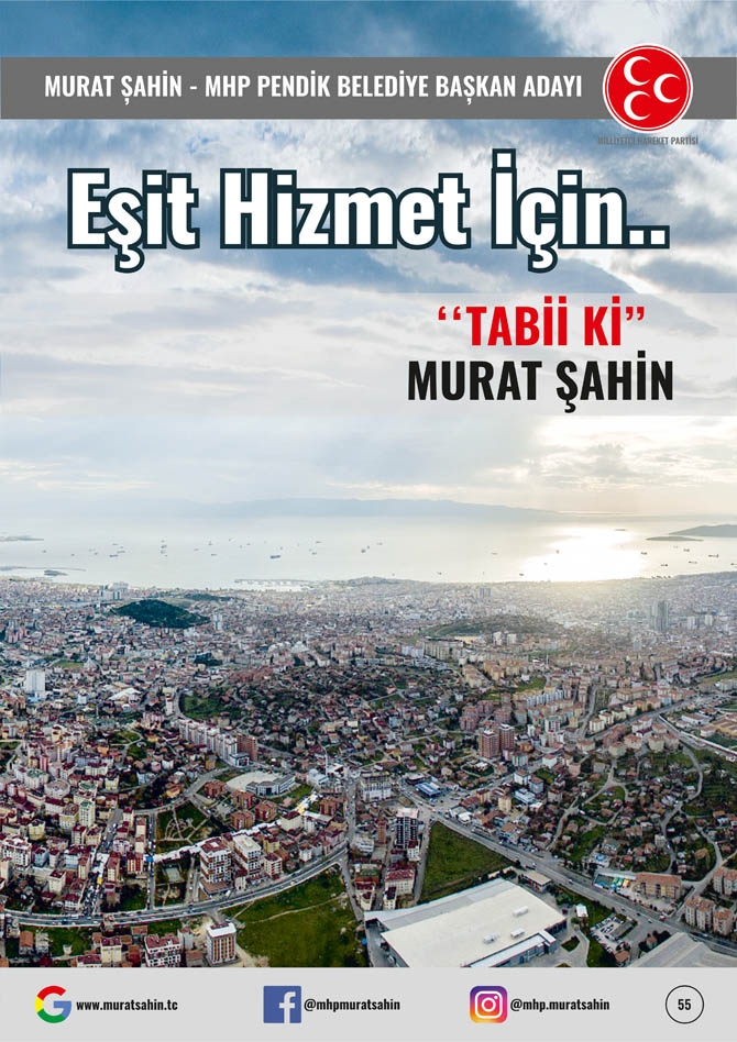 Murat Şahin Pendik için dev projelerini açıkladı 55