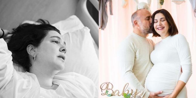 3. kez anne olan Bergüzar Korel'in Leyla'yı emzirirken fotoğraf paylaşması dikkat çekti: "Süt kokacak buralar"