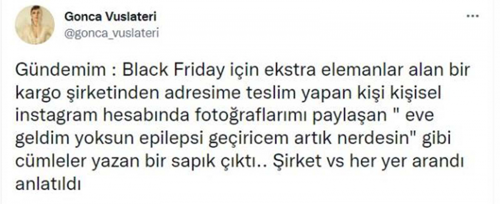 Gonca Vuslateri'den taciz ifşası! Sosyal medyadan duyurdu! "Bu ülkede kadın olmak çok zor" 6