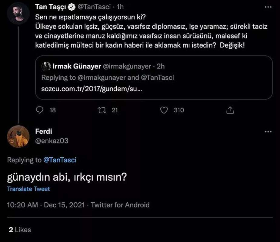 Tan Taşçı'nın cinsel saldırı olayı hakkındaki paylaşımı tepki çekti! Demet Akalın'dan destek geldi! 11