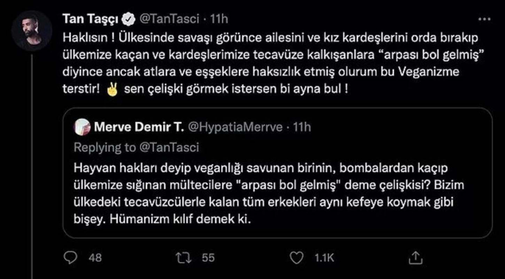 Tan Taşçı'nın cinsel saldırı olayı hakkındaki paylaşımı tepki çekti! Demet Akalın'dan destek geldi! 8