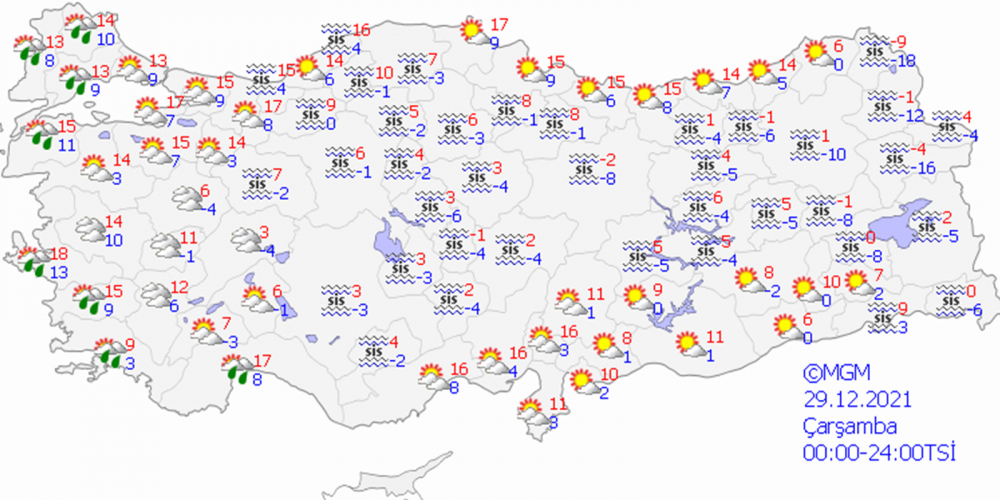 Meteoroloji Genel Müdürlüğü açıkladı! Hafta sonu hava nasıl olacak? İşte 25-26 Aralık hava durumu tahminleri... 8