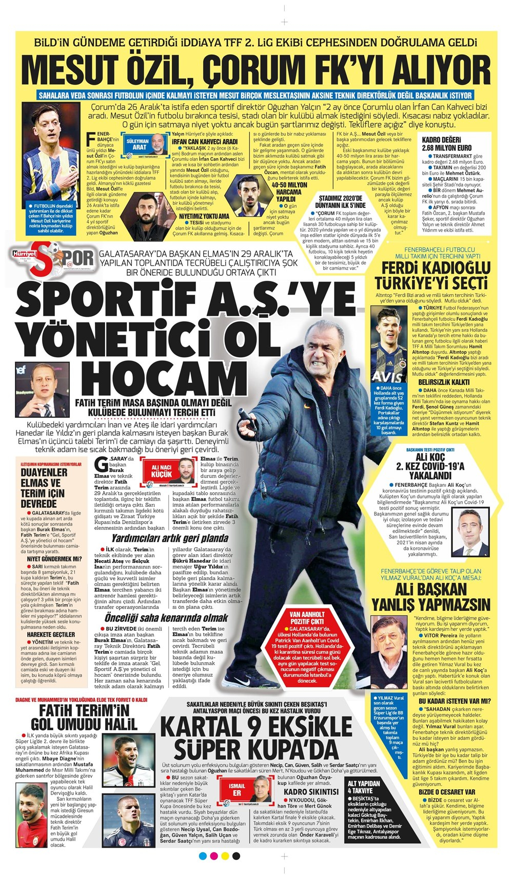 4 Ocak 2022 Salı günün spor manşetleri | Edin Visca'da mutlu son! 20